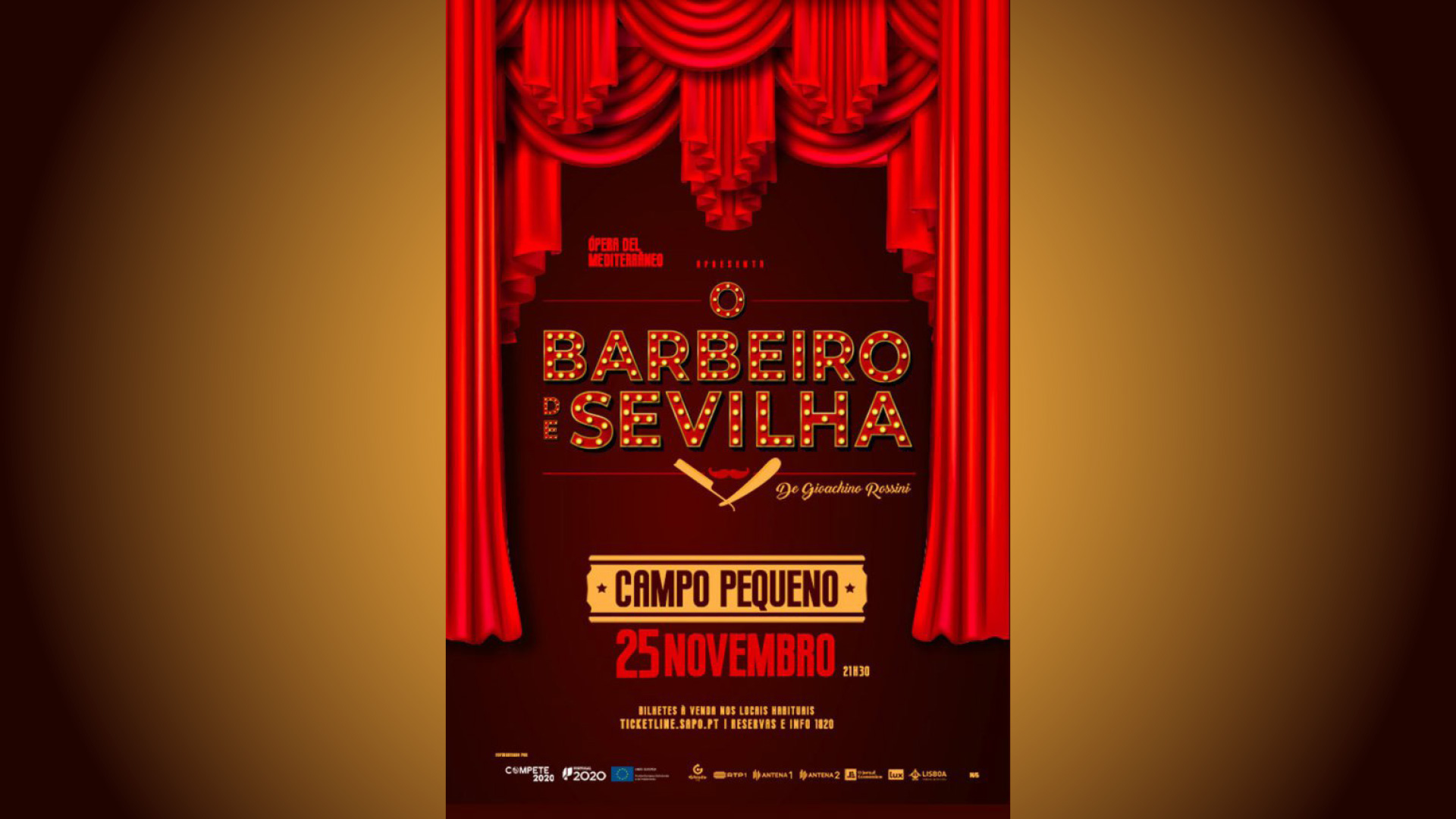 “O Barbeiro de Sevilha”, no Campo Pequeno, a 25 de novembro