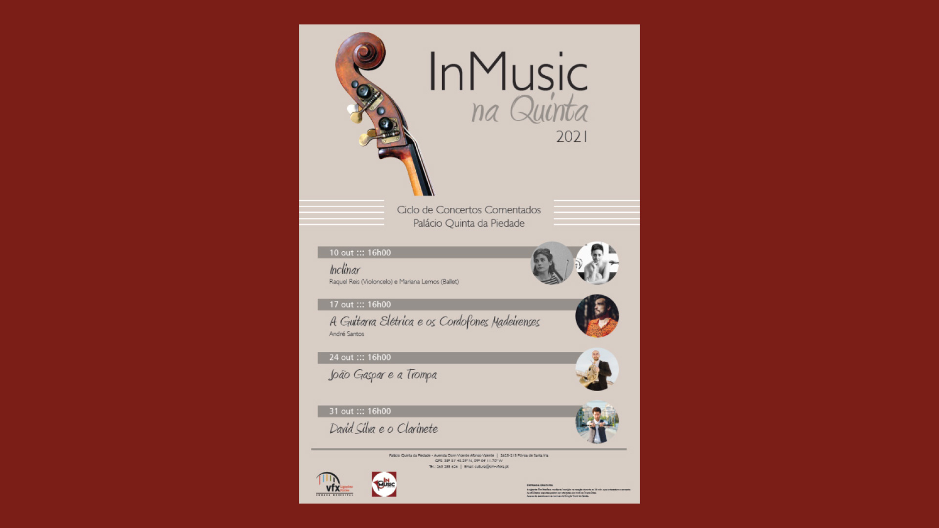 Novo ciclo de concertos comentados InMusic , em outubro na Póvoa de Santa Iria