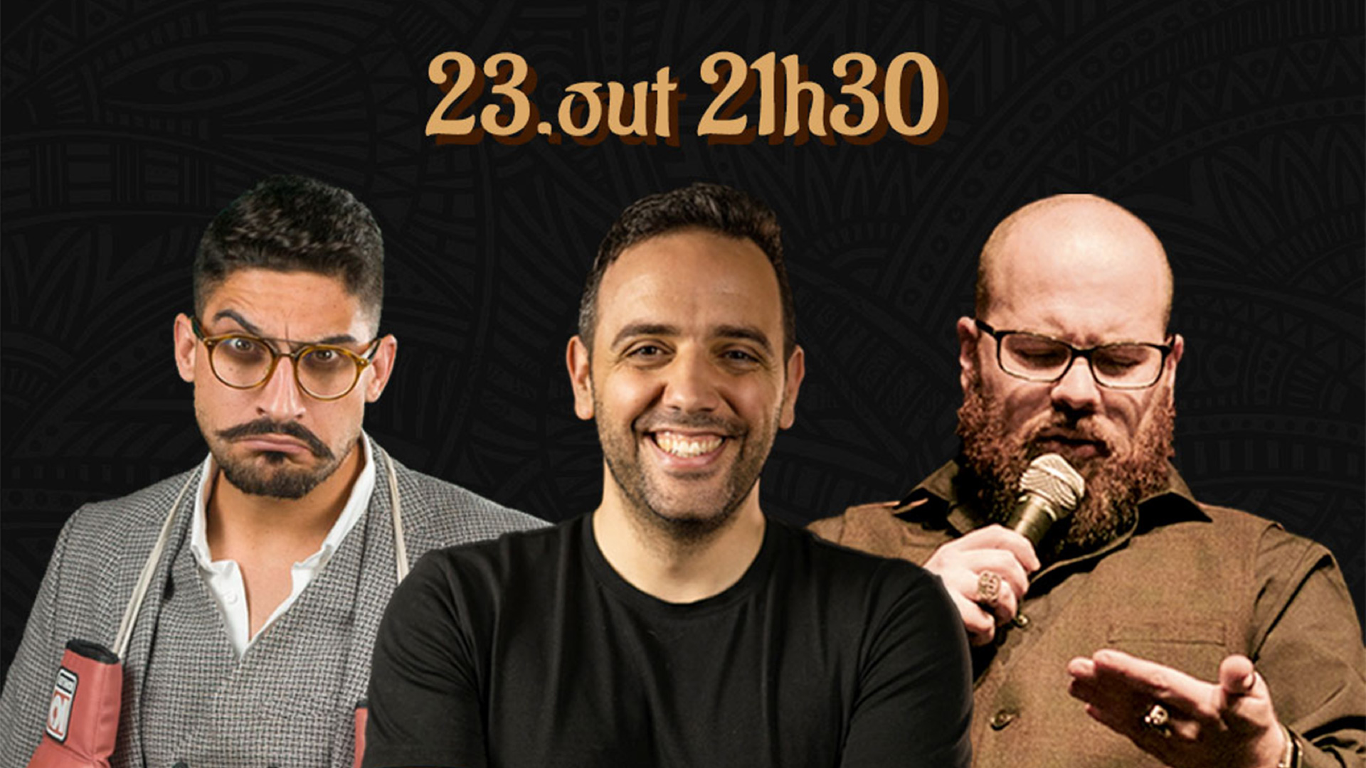 Noite de Stand Up Comedy no Teatro Experimental Flaviense, a 23 de outubro