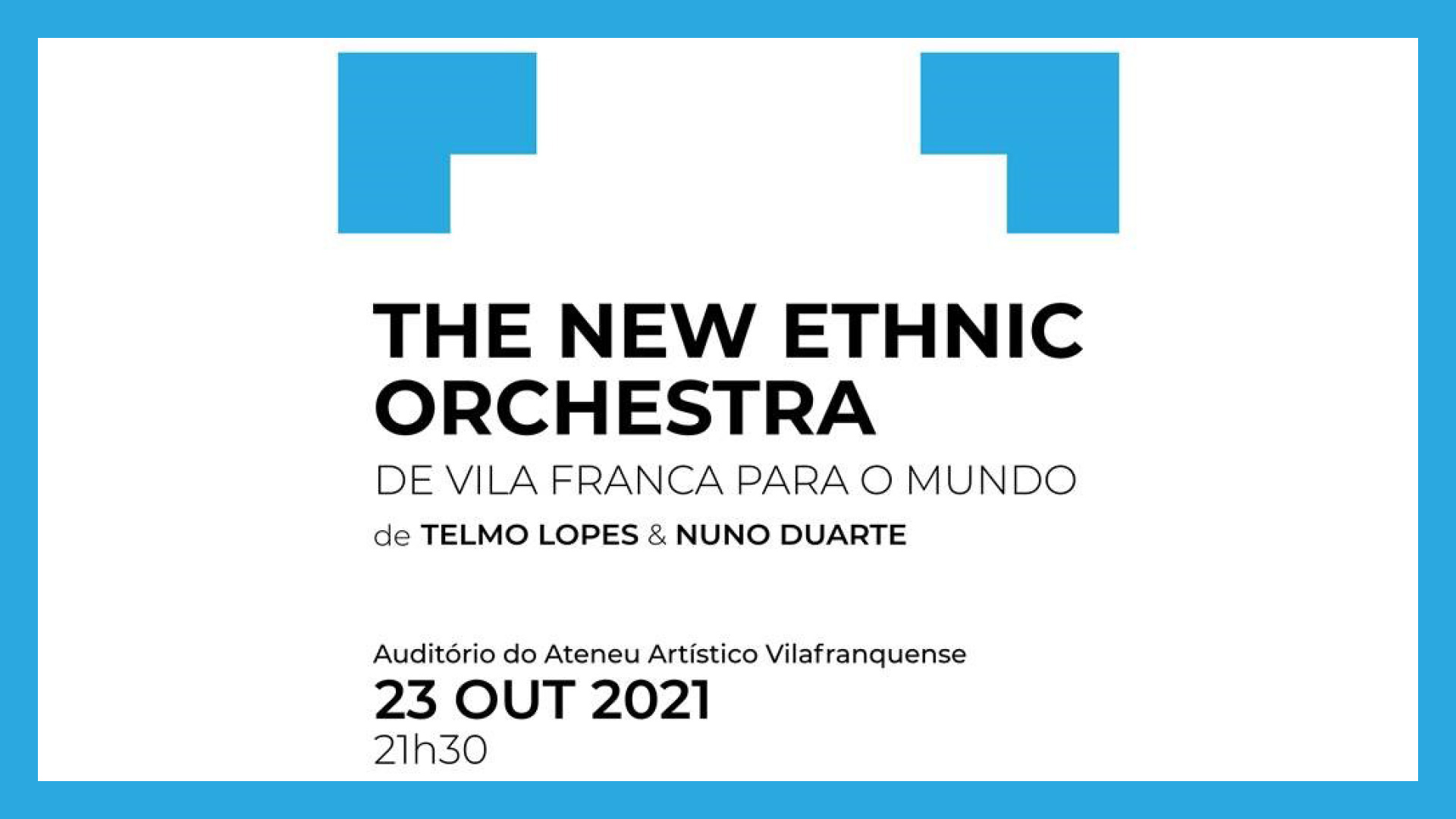 Concerto de New Etnic Orchestra dia 23 de outubro, no Ateneu Artístico Vilafranquense