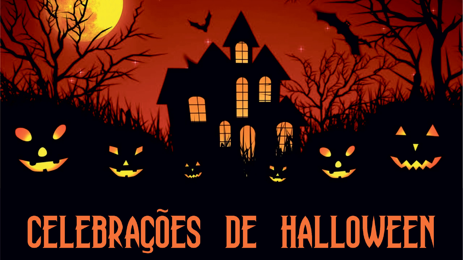 Halloween com sessão de cinema e caminhada noturna