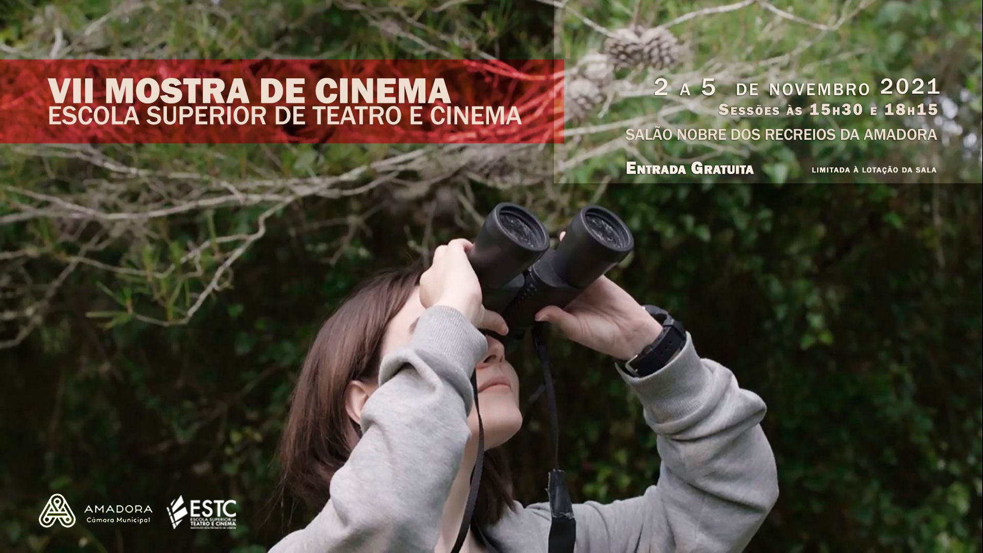 VII Mostra de Cinema ESTC, no Salão Nobre dos Recreios da Amadora, de 2 a 5 novembro