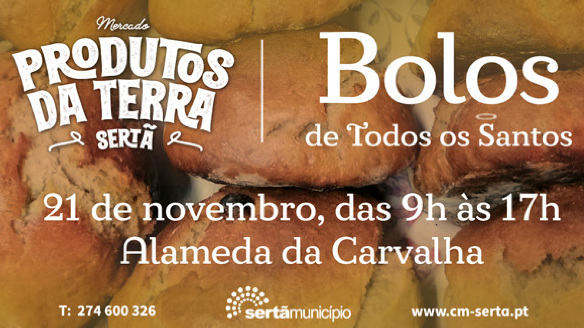 Mercado mensal Produtos da Terra apresenta “Bolos de Todos os Santos”