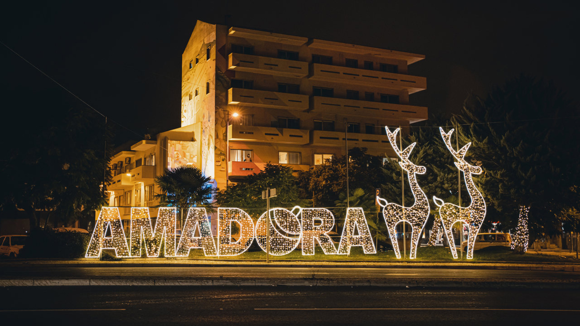 Iluminação de Natal na Amadora