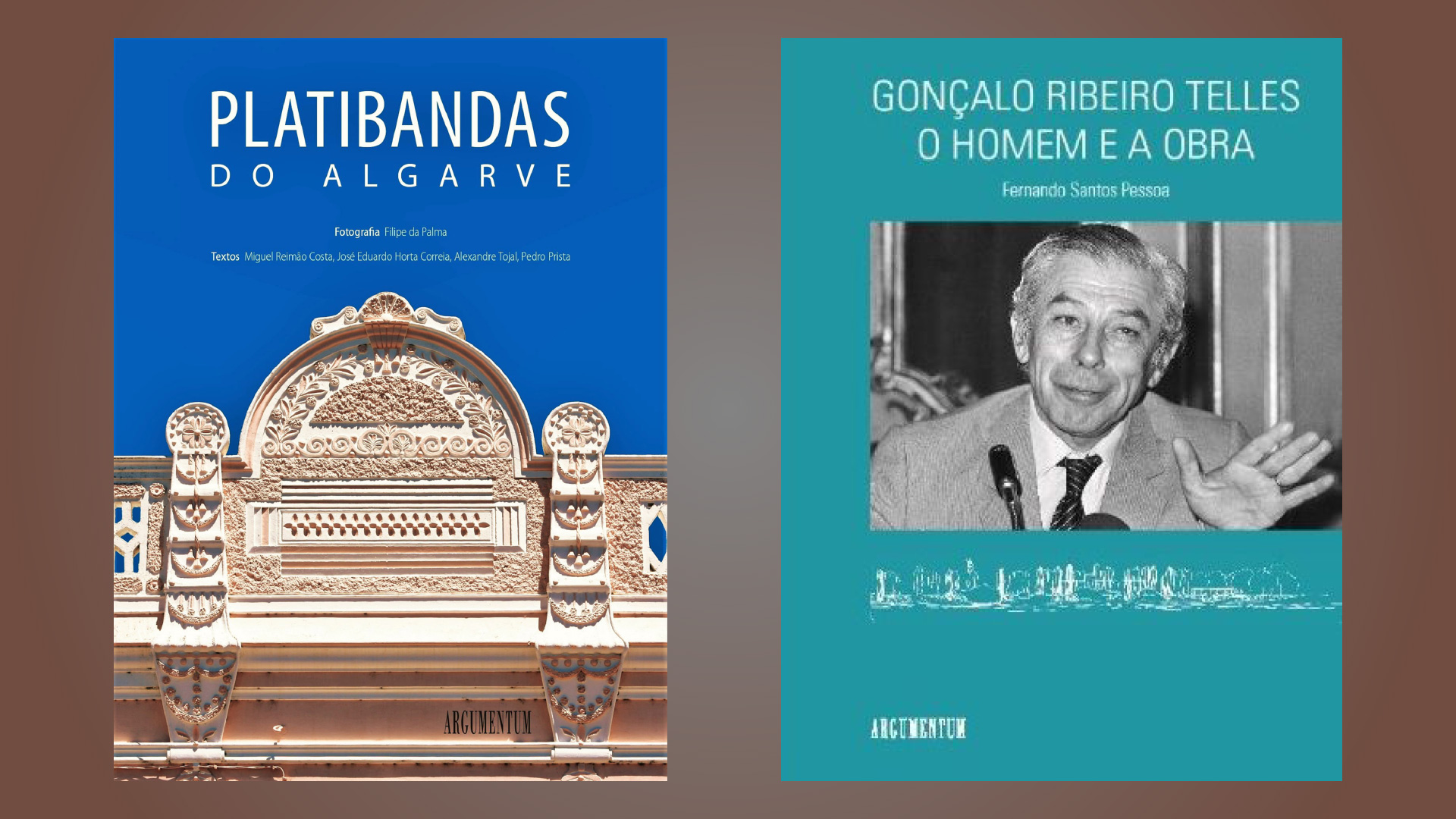 “Gonçalo Ribeiro Telles – O Homem e a Obra” e “Platibandas do Algarve”