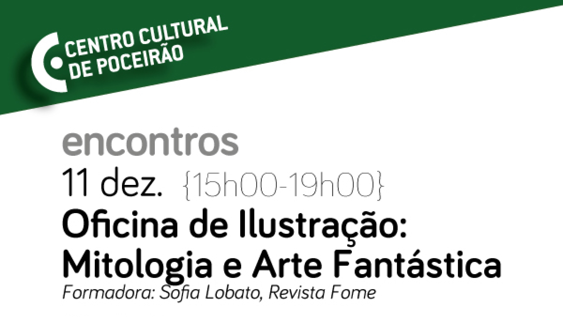 Mitologia e Arte Fantástica em Oficina de Ilustração com Sofia Lobato