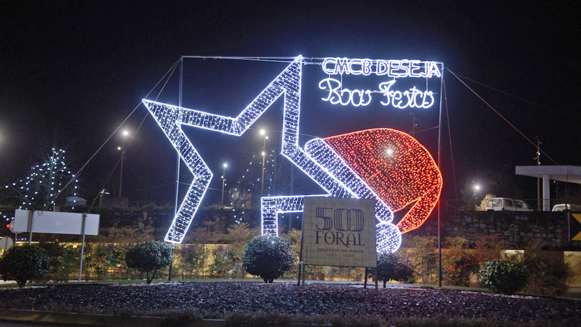 Município de Celorico de Basto inicia época natalícia com iluminação de Natal