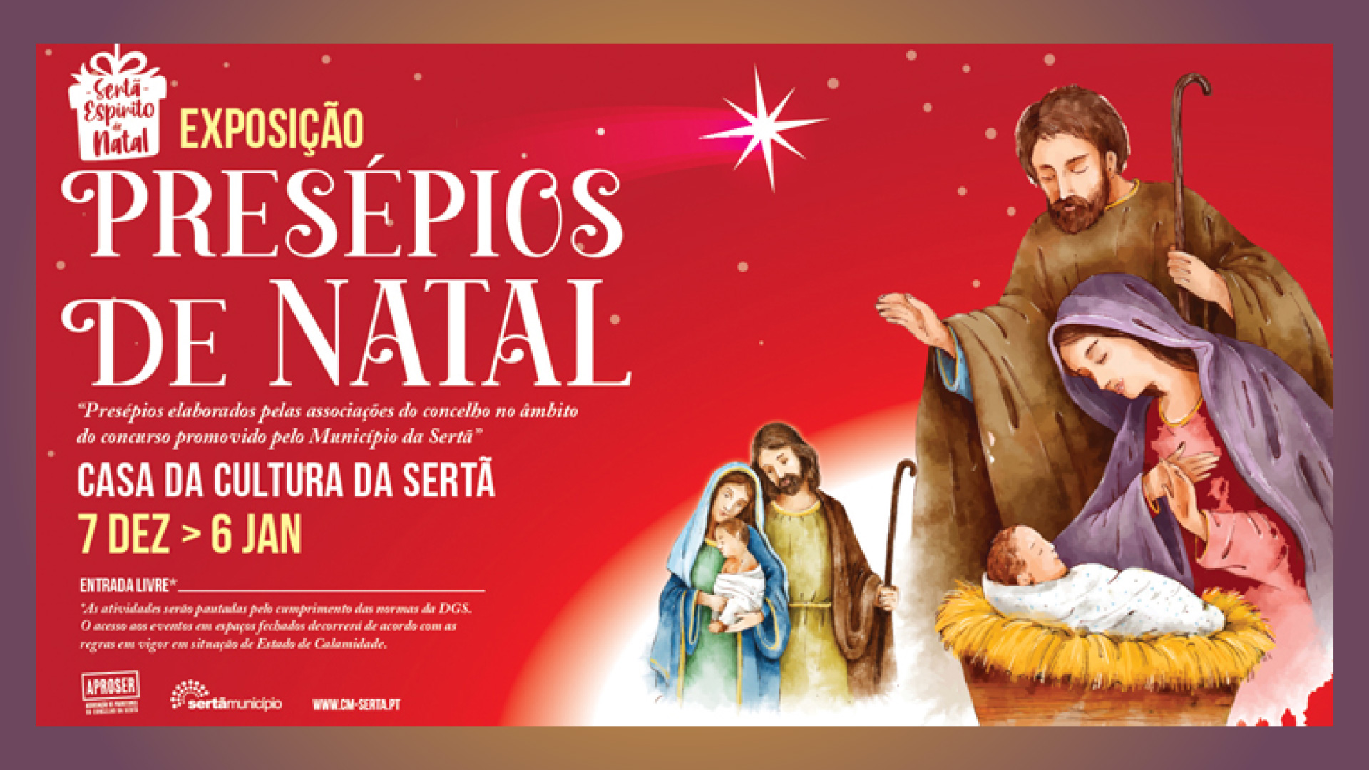 “Presépios de Natal” em exposição na Casa da Cultura da Sertã