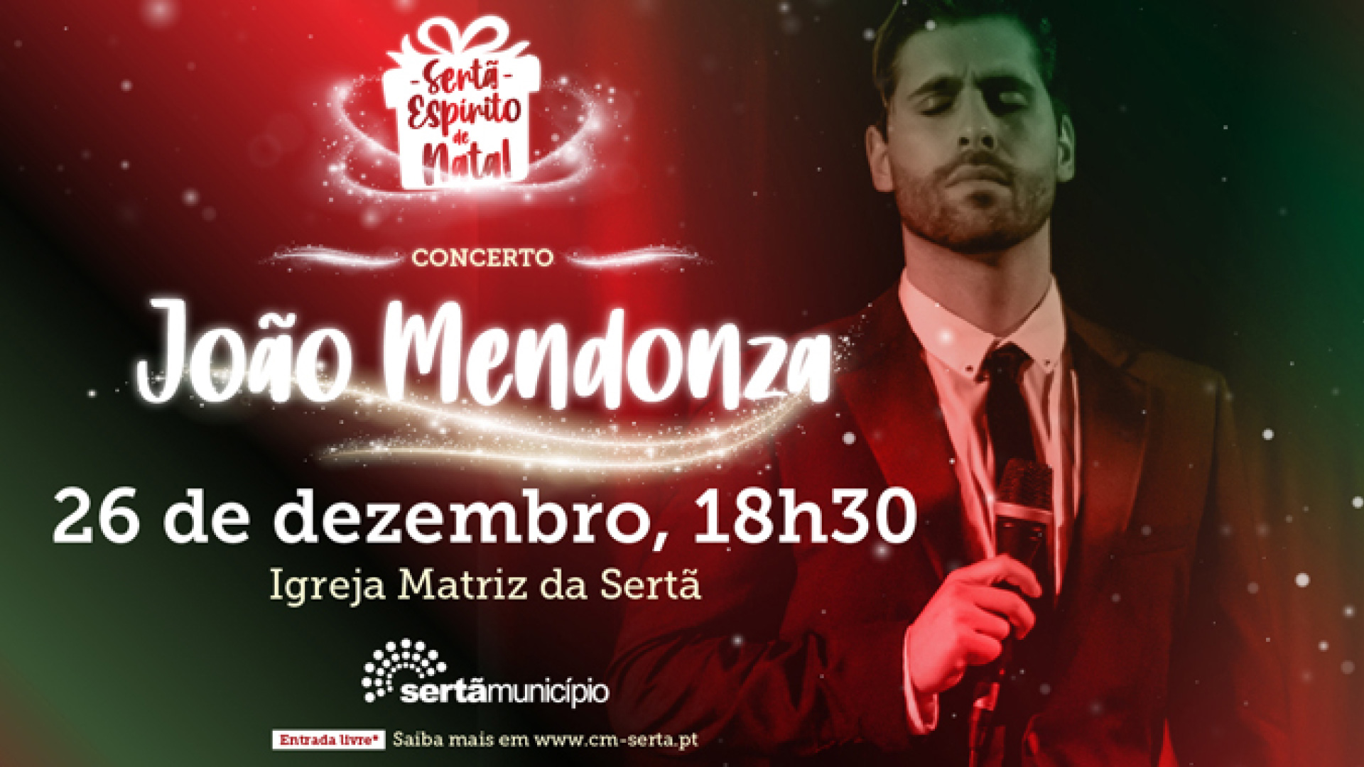 Igreja Matriz da Sertã acolhe concerto de João Mendonza