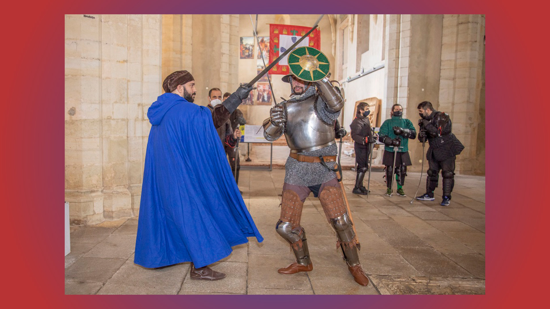 Esgrima no Castelo de Palmela, a 13 de março