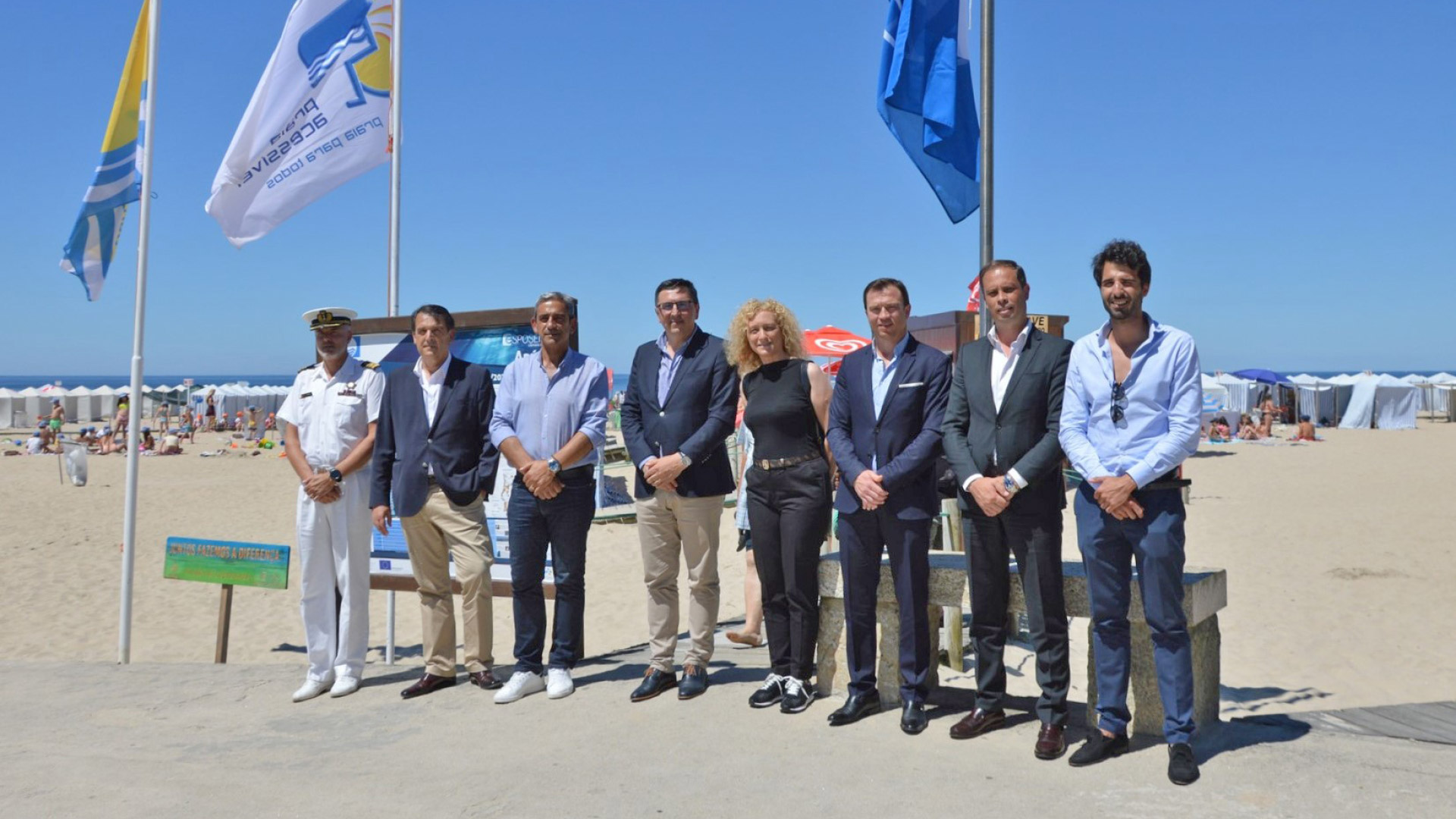 Bandeira Azul nas praias de Apúlia, Cepães, Suave Mar e Ofir