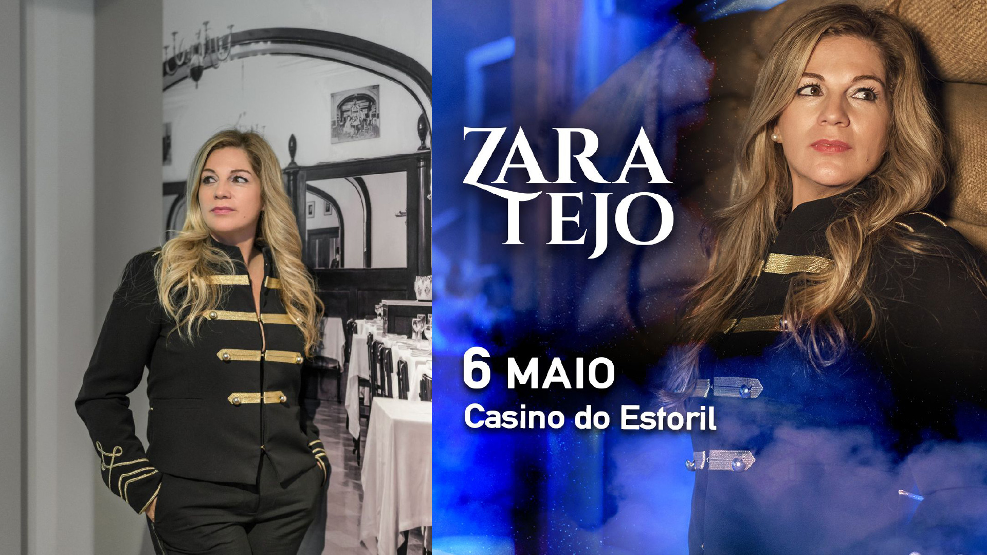 Zara Tejo apresenta novo álbum, no Lounge D do Casino Estoril, dia 6 de maio