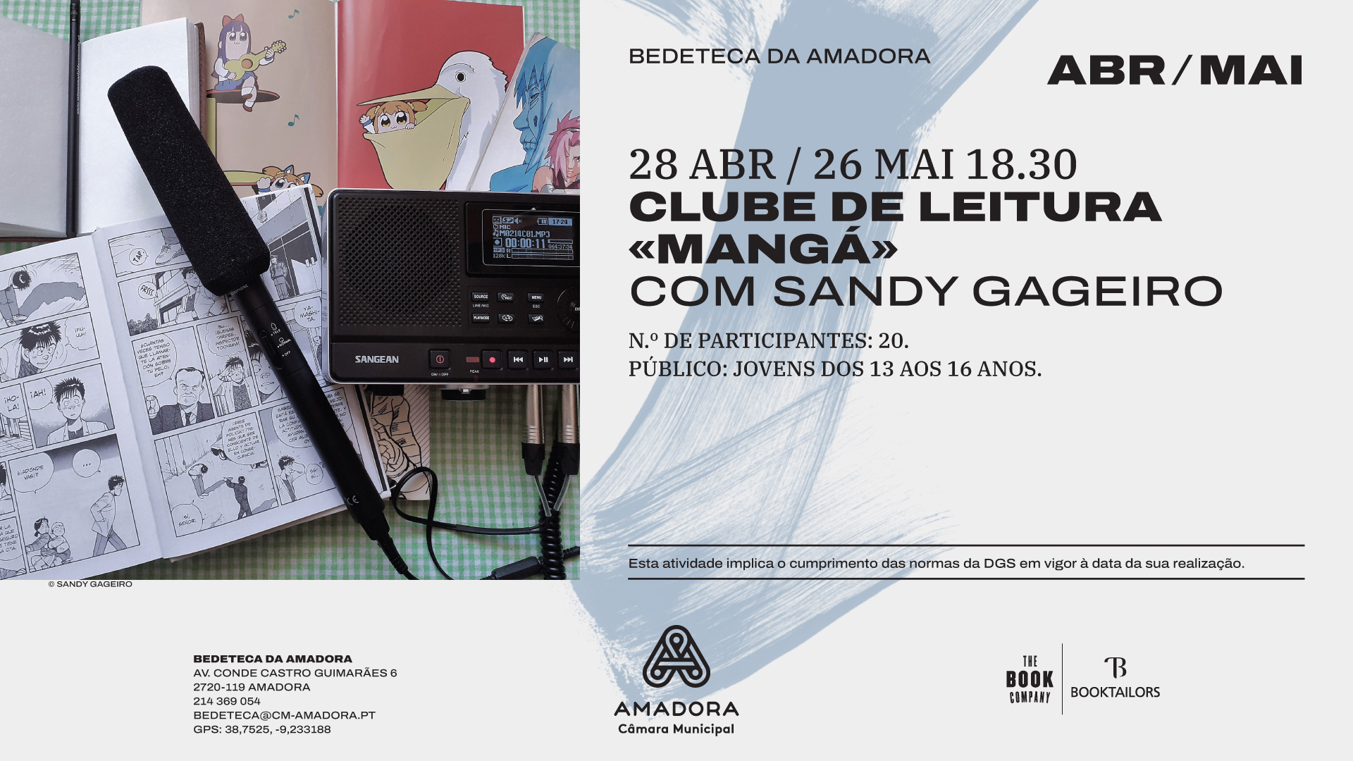 Clube de Leitura “Mangá”, dia 28 de abril