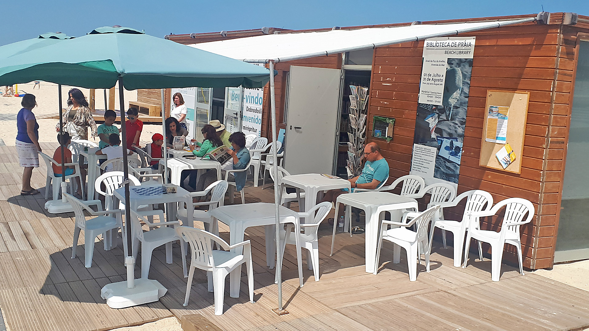 Biblioteca de Praia na Foz do Arelho