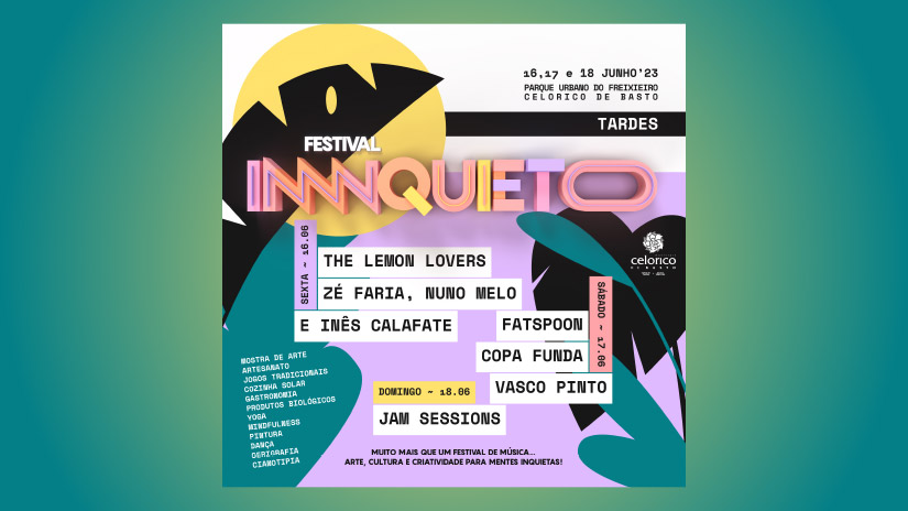 Festival Inquieto: Música e criatividade invadem Celorico de Basto