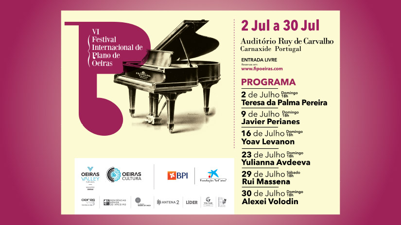 Pianistas de renome mundial animam VI Festival Internacional de Piano de Oeiras