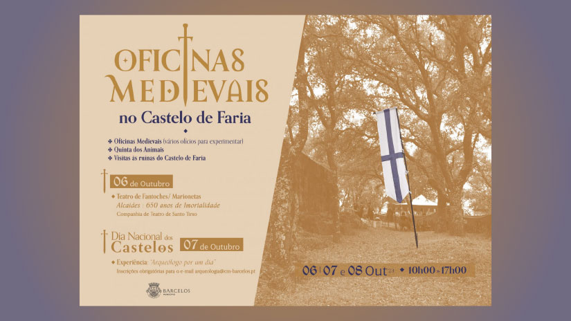 Barcelos Celebra Dia Nacional dos Castelos com Atividades no Castelo de Faria