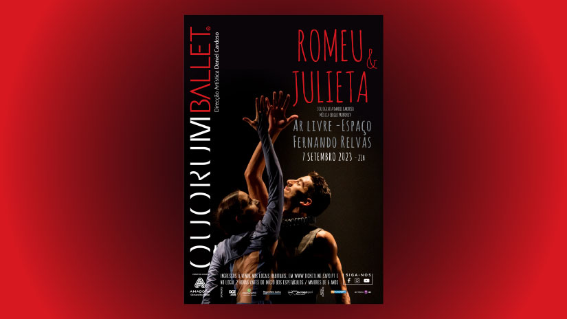 Quorum Ballet apresenta "Romeu & Julieta" a 7 setembro