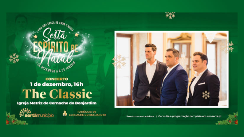 The Classic Dá Início ao 'Sertã Espírito de Natal' com Concerto na Igreja Matriz