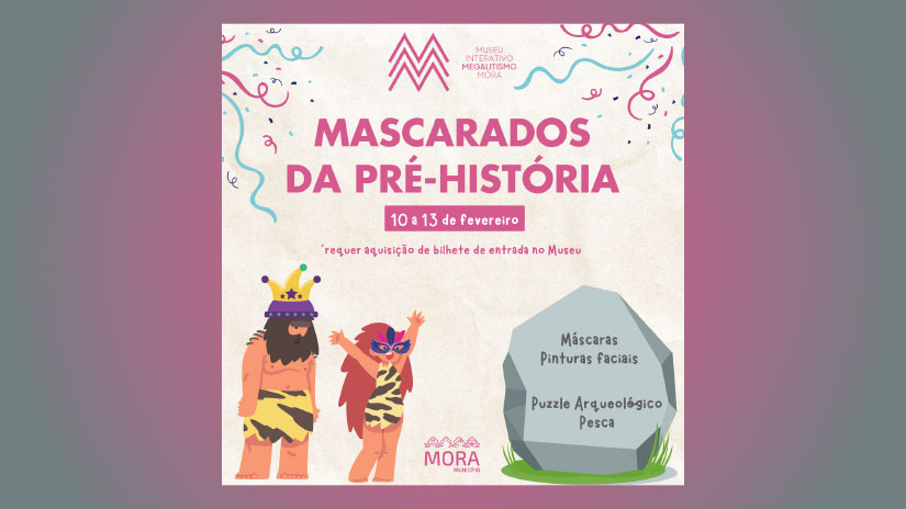 Carnaval Interativo no Museu do Megalitismo de Mora