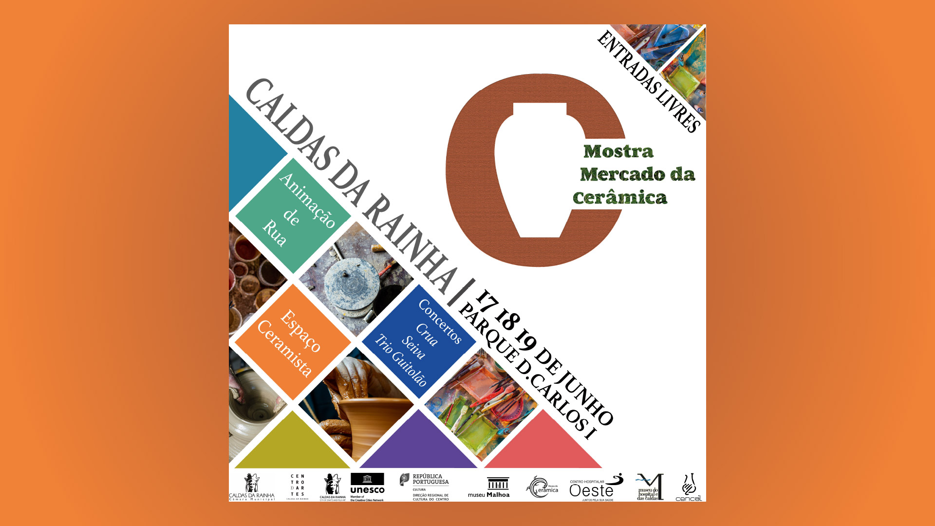 Mostra Mercado da Cerâmica, de 17 a 19 de Junho