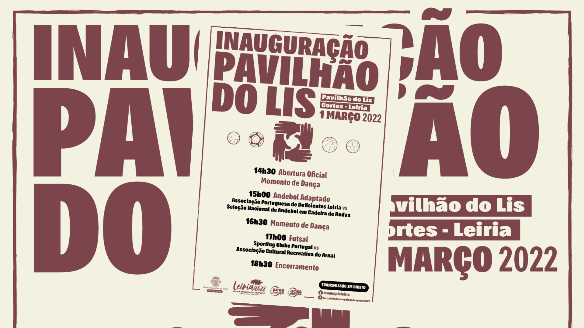 Pavilhão do Lis é inaugurado no dia 1 de março