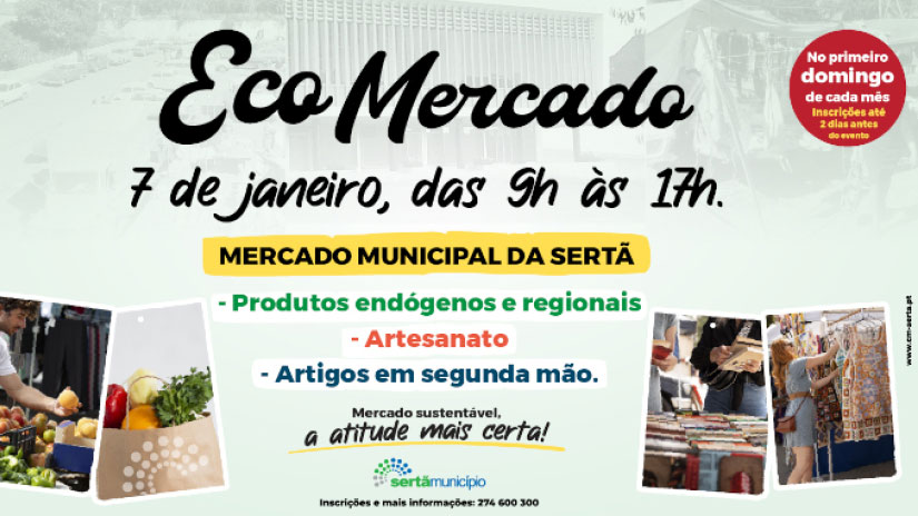 Ecomercado da Sertã: Sustentabilidade e tradição todos os meses