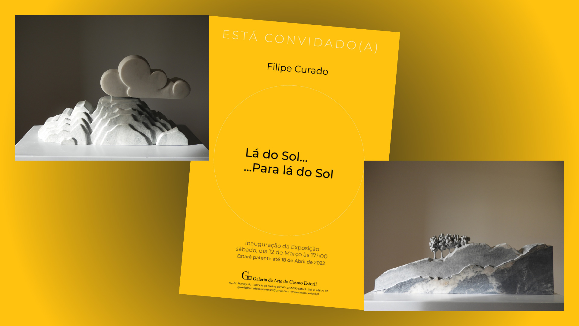 Exposição “Lá do Sol… … Para lá do Sol” de Filipe Curado