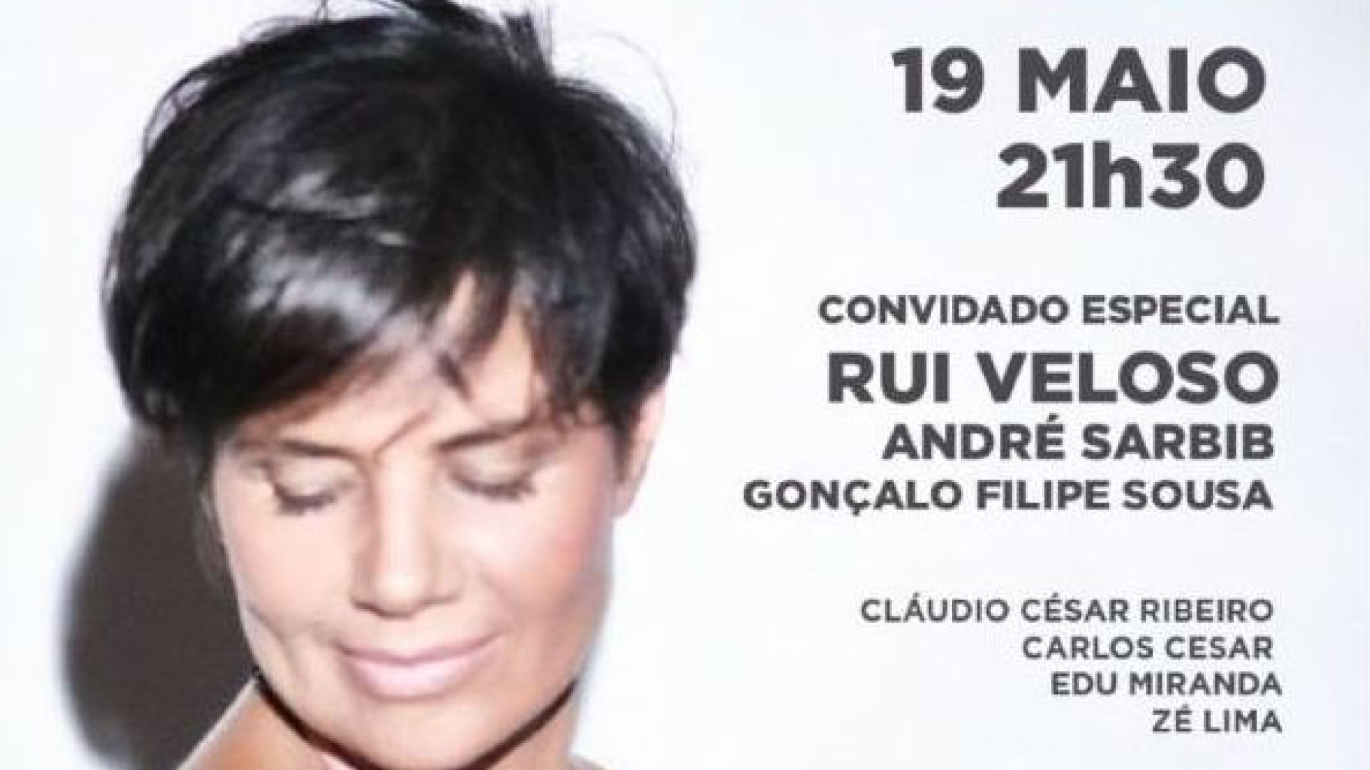 Valéria Carvalho propõe "Rui Veloso em Bossa", a 19 de maio